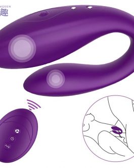 2 In 1 Remote Control Vibratior Clitoris Stimulator 10 Frequency Vibration Waterproof Masturbator G Spot Vibrators for Women
