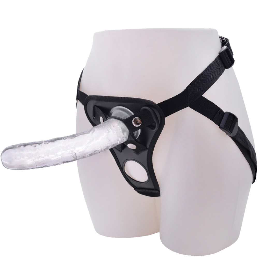 25CM-Strapon-Double-Dildo-Hole-Vaginal-Stimulator-Realistic-Penis-With-Suction-Cup-Anal-Sex-Toy-for
