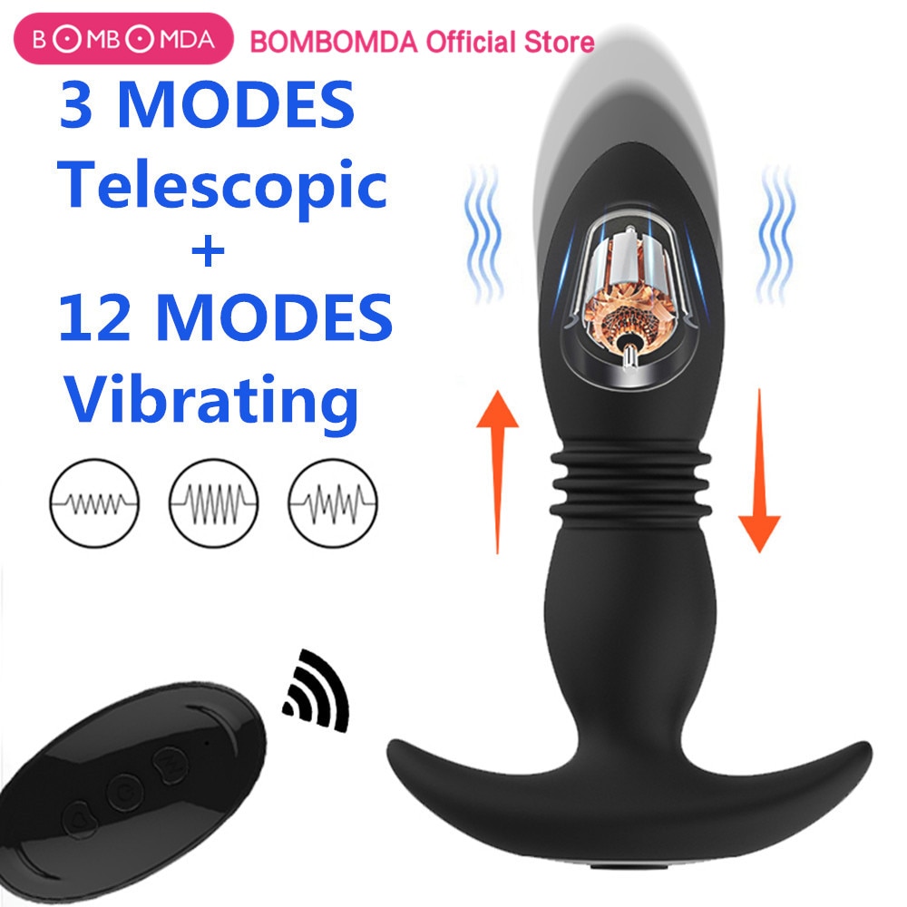 Anal-Vibrator-Wireless-Remote-Control-Telescopic-Dildo-Vibrators-Male-Prostate-Massager-Butt-Plug-Vibrador-Anal-Sex