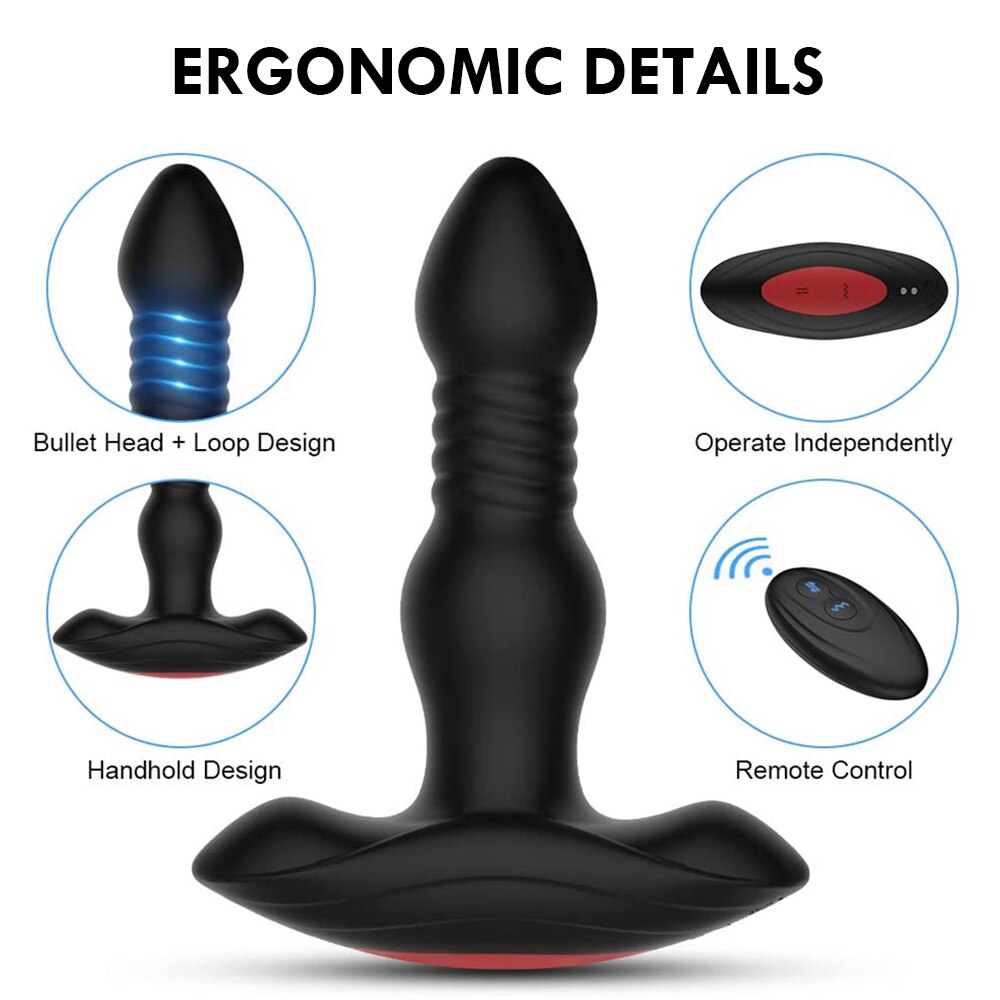Anal-Vibrator-for-Men-Prostate-Massager-Wireless-Remote-Control-Dildo-Butt-Plug-Vibrator-for-Adult-Masturbators-3