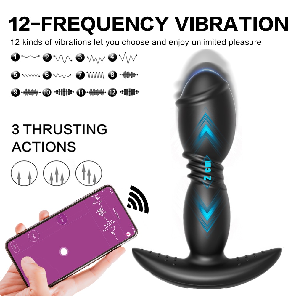 Bluetooth-Thrusting-Dildo-Vibrator-Big-Butt-Plug-Anal-Vibrator-APP-Control-Male-Prostate-Massager-Anus-Sex-4