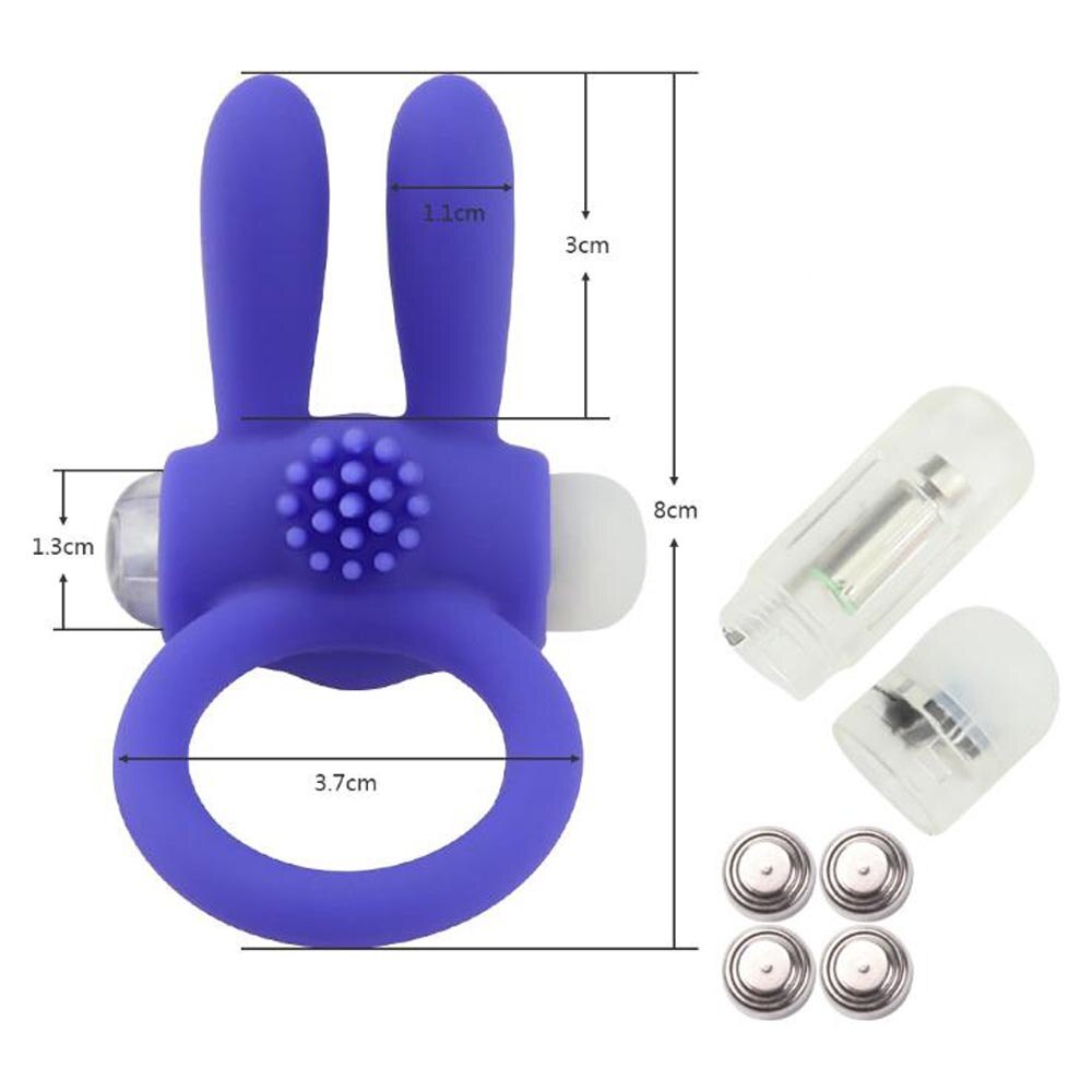 EXVOID-Elastic-Rabbit-Penis-Vibrator-Ring-Delay-Ejacualtion-Sex-Toys-for-Men-Silicone-Cock-Vibrating-Ring-4