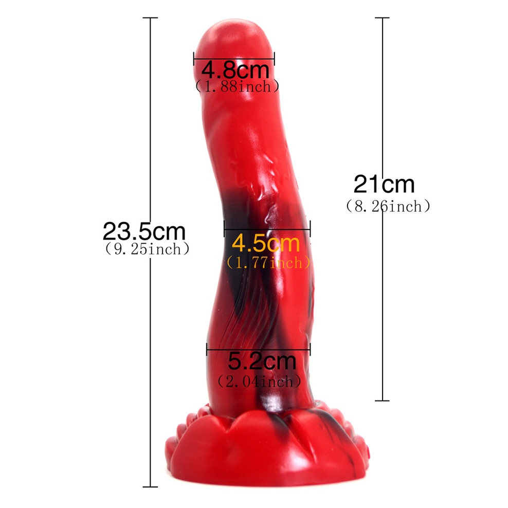 FAAK-2020-new-red-and-black-colorful-animal-horse-dildo-dog-wolf-fake-penis-sex-toys-3