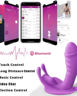 New APP Bluetooth Wearable Rabbit Vibrator Dildo for Women clitoris Vagina Massager Female Good Sex toys for Adult 18 Couple