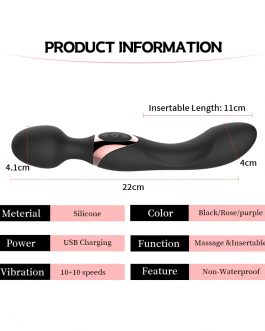 New G Spot Vibrators for Women USB Charge AV Magic Wand Massage Clitoris Stimulator female clit Vibrator adult sex toy for woman
