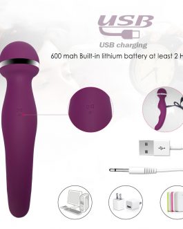 Newest 10 Speed Powerful Intelligent Heating Vibrator Dual Magic Wand Vibration Body Massage Vibrators For Women Adult Sex Toys