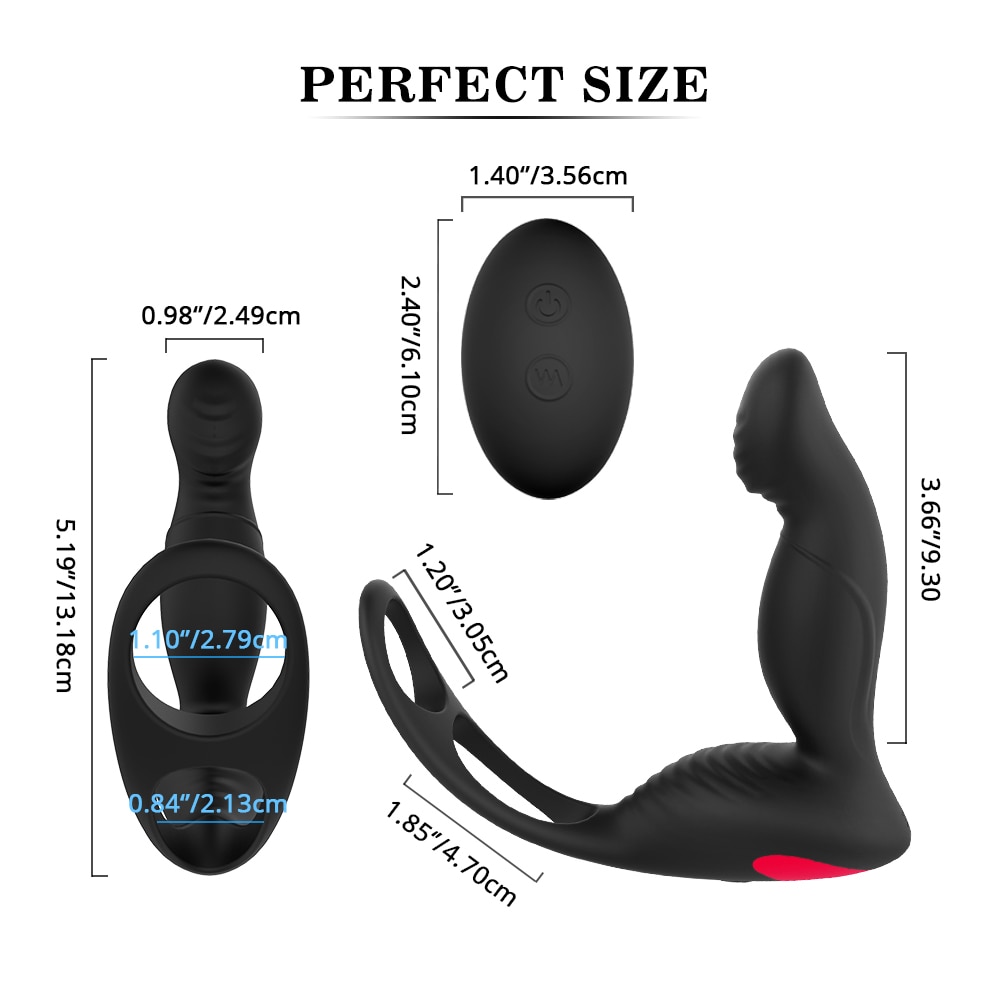 PHANXY-Male-Prostate-Massage-Vibrator-Anal-Plug-Silicone-Waterproof-Massager-Stimulator-Butt-Delay-Ejaculation-Ring-Toy-3