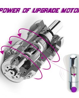 Portable Sex Toys Waterproof 10 Speed Bullet Vibrator for Clit Stimulator, USB Rechargeable Silver Bullet Vibrator For Women