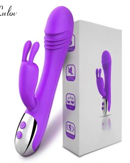 Powerful Rabbit Vibrators Female Real Dildo Sex Toys For Women Couples Clit Clitoris Stimulator Chargeable Toys Goods for Adults