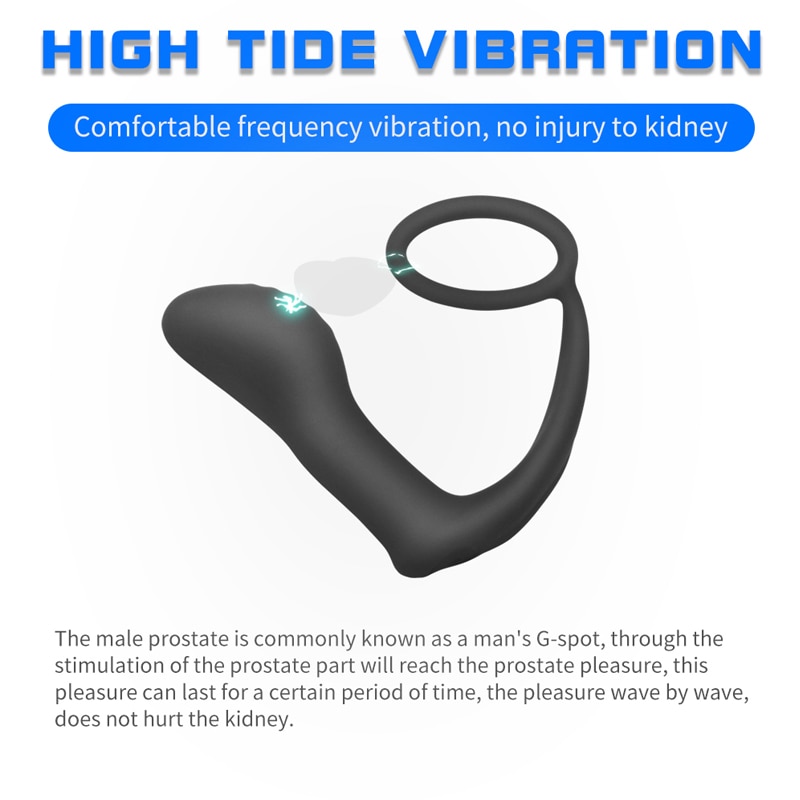 Prostate-Massager-Anal-Vibrator-Male-Delay-Ejaculation-Ring-Anal-Plug-Prostate-Stimulator-Cock-Rings-Vibration-for-2