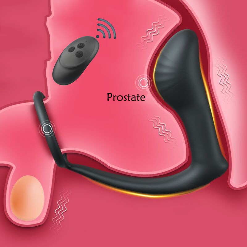 Prostate-Massager-Anal-Vibrator-Male-Delay-Ejaculation-Ring-Anal-Plug-Prostate-Stimulator-Cock-Rings-Vibration-for