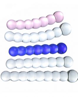 Pyrex Glass 8 Anal Beads Butt Plug Big Ball Large Crystal Dildo Penis Artificial Dick Gay Masturbate Adult Sex Toy For Women men