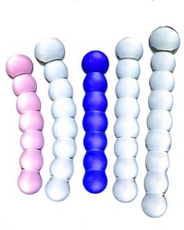 Pyrex Glass 8 Anal Beads Butt Plug Big Ball Large Crystal Dildo Penis Artificial Dick Gay Masturbate Adult Sex Toy For Women men