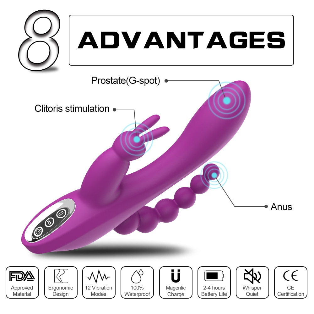 Rabbit-G-Spot-Clitoris-Stimulator-Penis-Anal-Dildo-Vibrator-Double-Penetration-Sex-Toys-for-Women-Adult-2