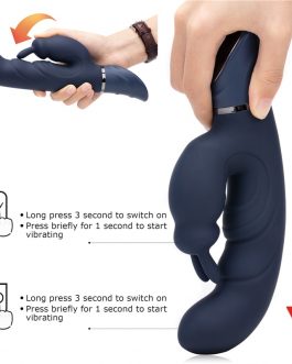 Rabbit Vibrator G Spot Dildo Vibrator for Women 9 Vibration Modes ,Waterproof Bunny Vibrator Personal Clitoral Vibrator Sex Toys