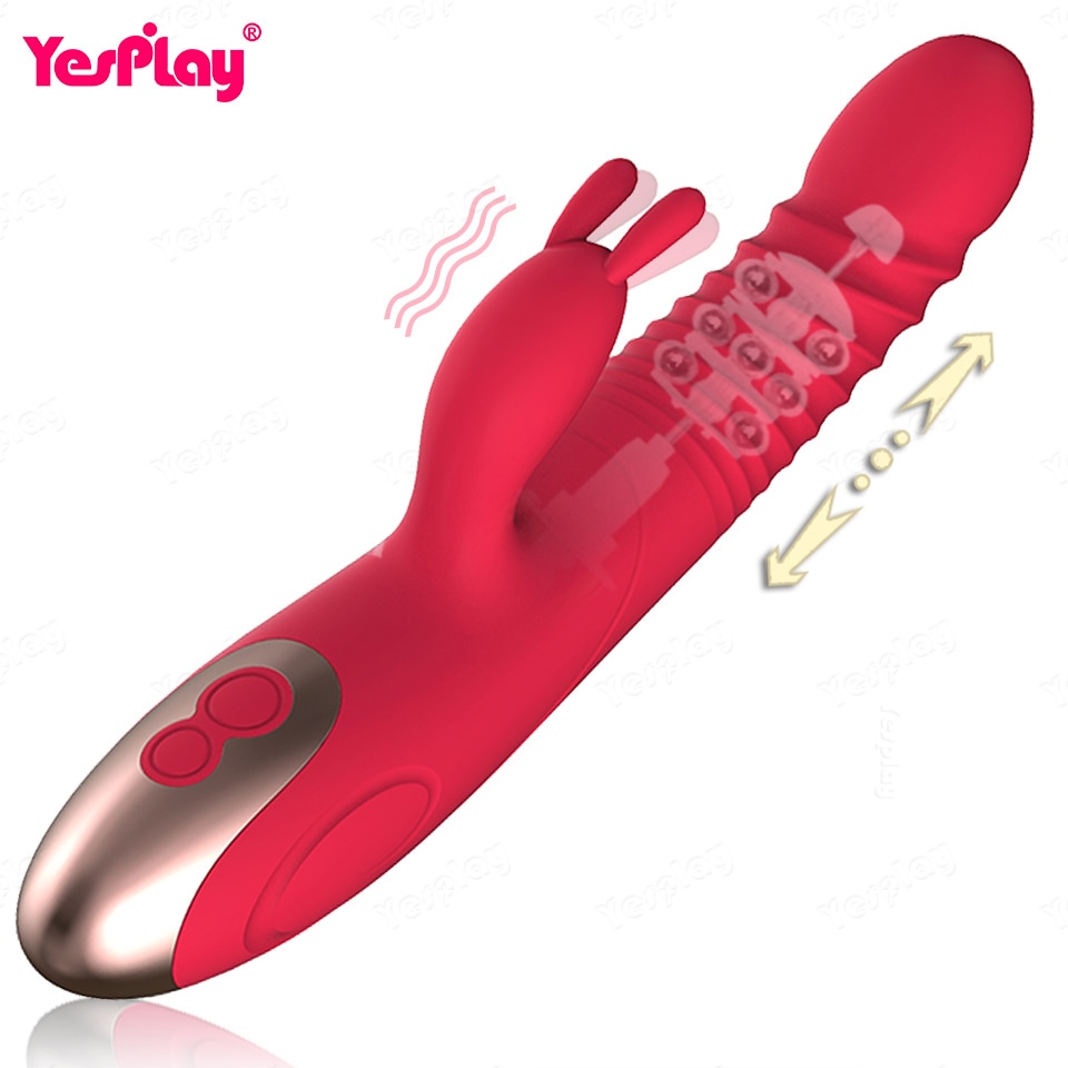 Rabbit-Vibrator-Telescopic-Vibration-Built-in-ball-Rotation-Heating-G-spot-Dildo-Vibrator-Female-Masturbation-Sex-1