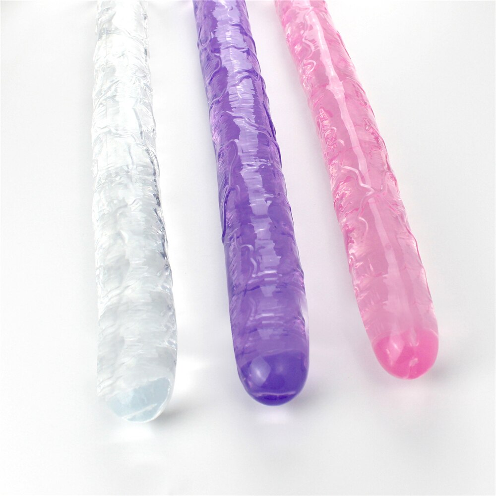Super-Long-Realistic-Penis-Strap-On-Dildos-With-Suction-Cup-Soft-Jelly-Cock-Penis-For-Lesbian-5
