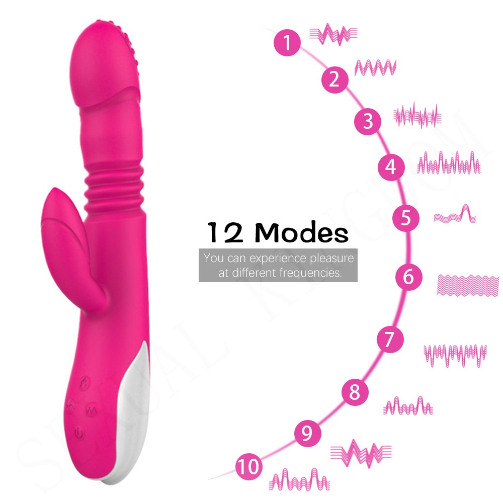 Telescopic-Vibrator-Dual-Heating-AV-Wand-Female-Masturbator-Silicone-Dildo-Clitoral-G-spot-Stimulator-Adult-Sex-3