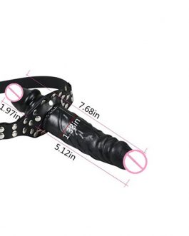 The Ride Me Mouth Gag Mouth Gag Dildo Head Strap on Lengthen Double Ended Dildo Gag Lesbian Masturbation Simulation Penis