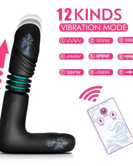 Thrusting Dildo Vibrator Big Butt Plug Anal Vibrator Wireless Remote Control Male Prostate Massager Anus Toys Vibrators for Men