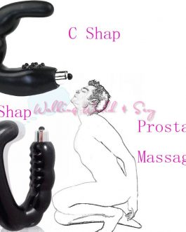 U/C Shape G-Spot Anal Vibrator Prostate Massager Male Masturbation Butt Plug Anal Sex Toys For Men Gay Adult Adult Sex Products