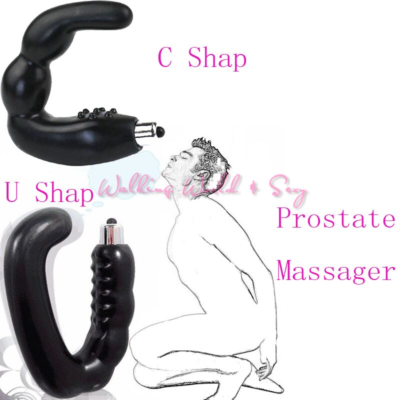 U-C-Shape-G-Spot-Anal-Vibrator-Prostate-Massager-Male-Masturbation-Butt-Plug-Anal-Sex-Toys