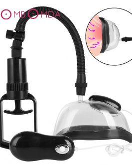Vacuum Pumps Breast Enhancer Vibrator Vagina Nipple Sucker Breast Enlargement Pump Clitoris Stimulator Adult Sex Toys For Woman