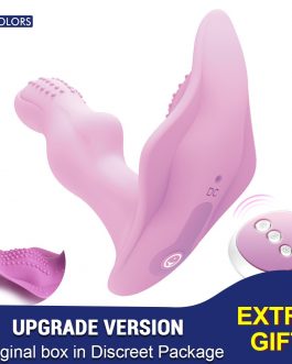 Wearable Butterfly Dildo Vibrator Adult Sex Toys for Women G Spot Clitoris Stimulator Wireless Remote Control Vibrador Panties