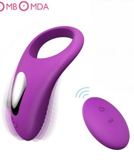 Wireless Remote Control Vibrator For Man Penis Sleeve Vibrator Ring Delay Time G-spot Clitoris Stimulator Adult Toys for Couples