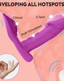 Wireless Remote Control Wearable Panty Butterfly Dildo Vibrator Vaginal G-spot Clitoral Stimulator Adult Sex Toys for Women