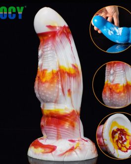 YOCY Huge Alien Fantasy Dildo Vaginal Anal Massager Butt Plug Silicone Colorful Sex Toy With Suction Cup Women Masturbater
