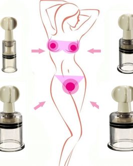 camaTech 6 Size Female Breast Nipple Enhancement Vacuum Pump Nipple Twist Rotary Cupping Sucker Pussy Clitoris G Spot Stimulator